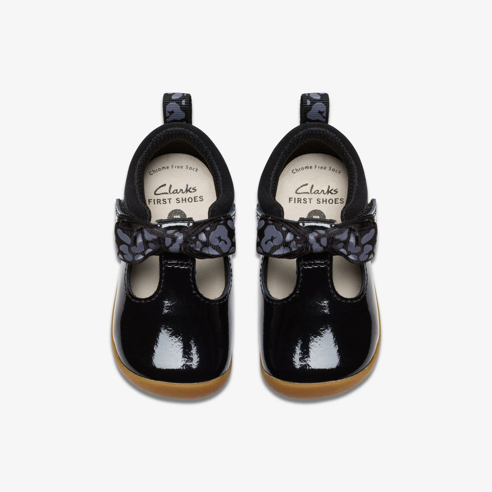 Roamer Trim Toddler Black Patent
