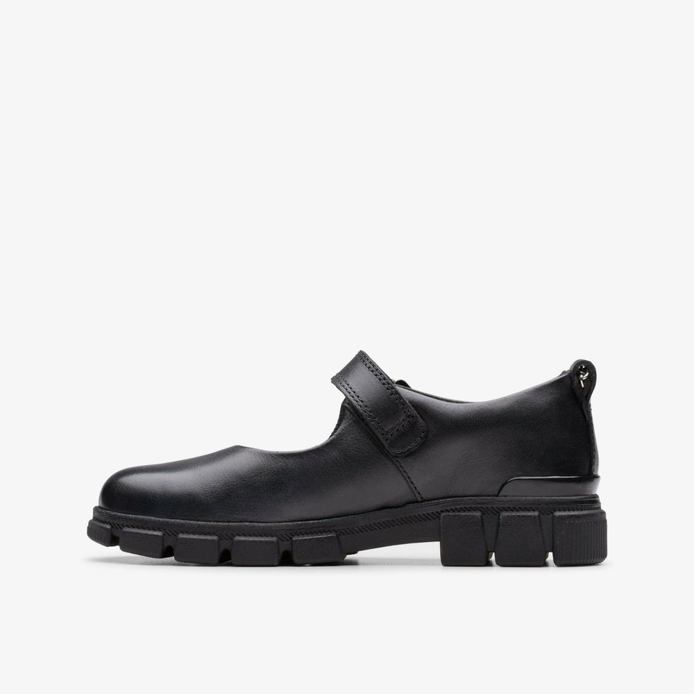 Evyn Pure Kid Black Leather