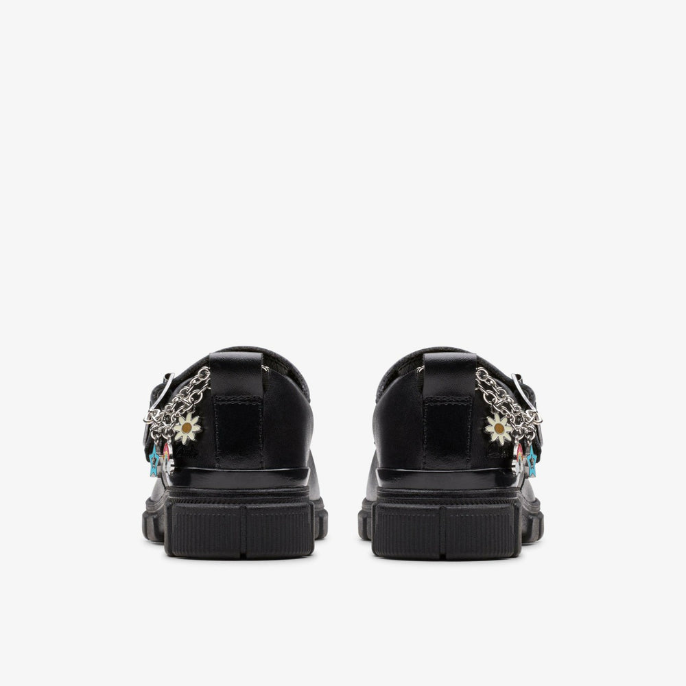 Evyn Pure Kid Black Leather