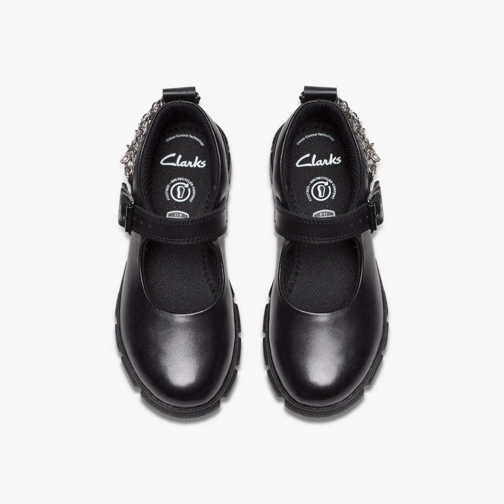 Evyn Pure Kid Black Leather