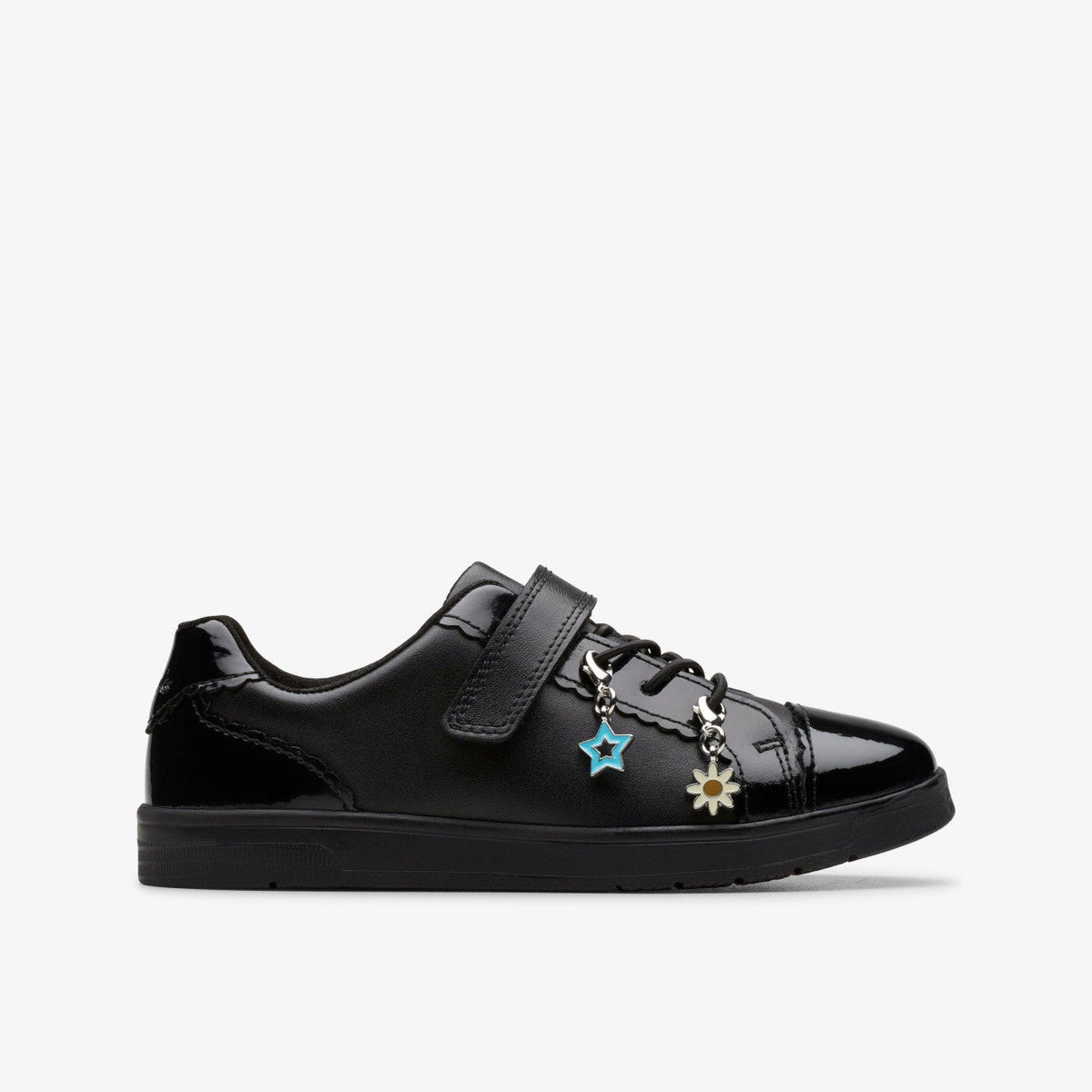 Disco Charm Kid Black Leather