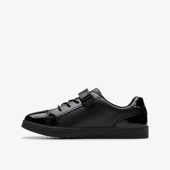 Disco Charm Kid Black Leather
