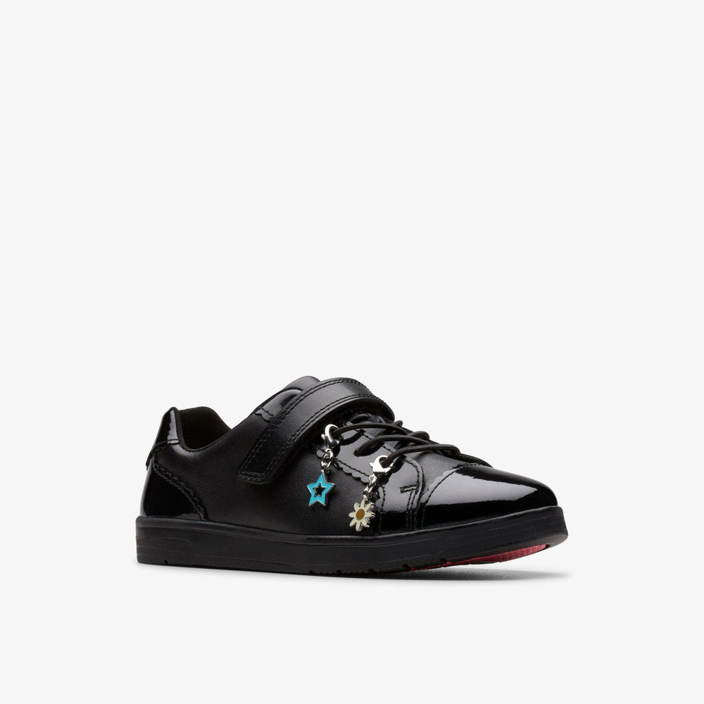 Disco Charm Kid Black Leather