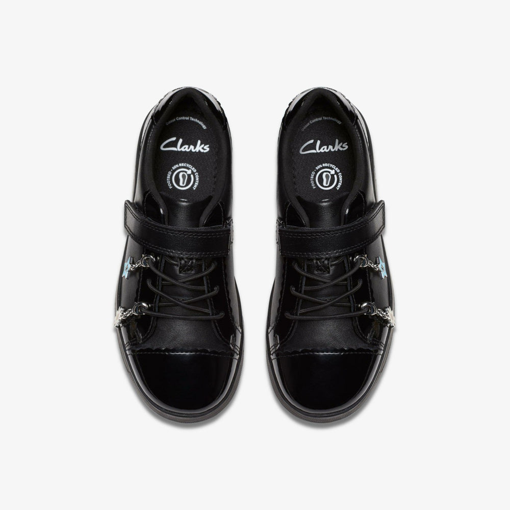 Disco Charm Kid Black Leather