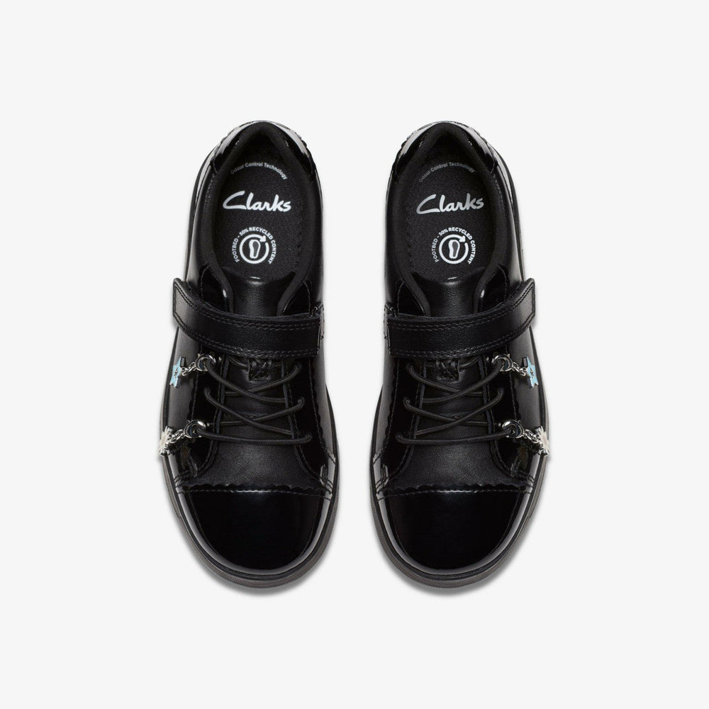 Disco Charm Kid Black Leather