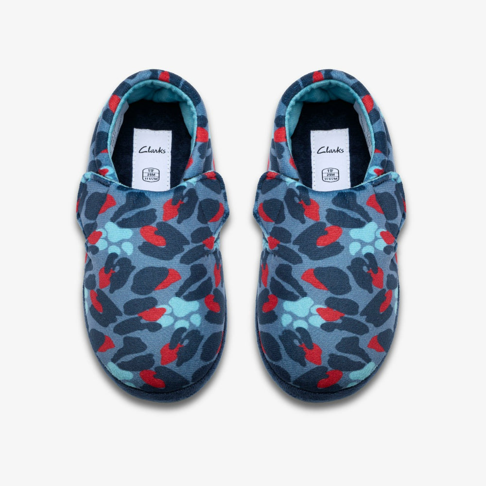 Fluffy Snug Kid Blue Camo Combination