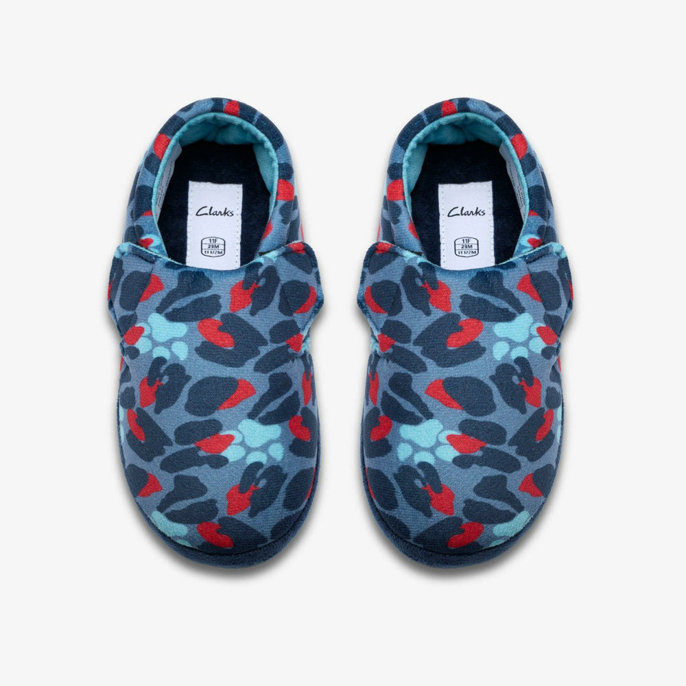 Fluffy Snug Kid Blue Camo Combination