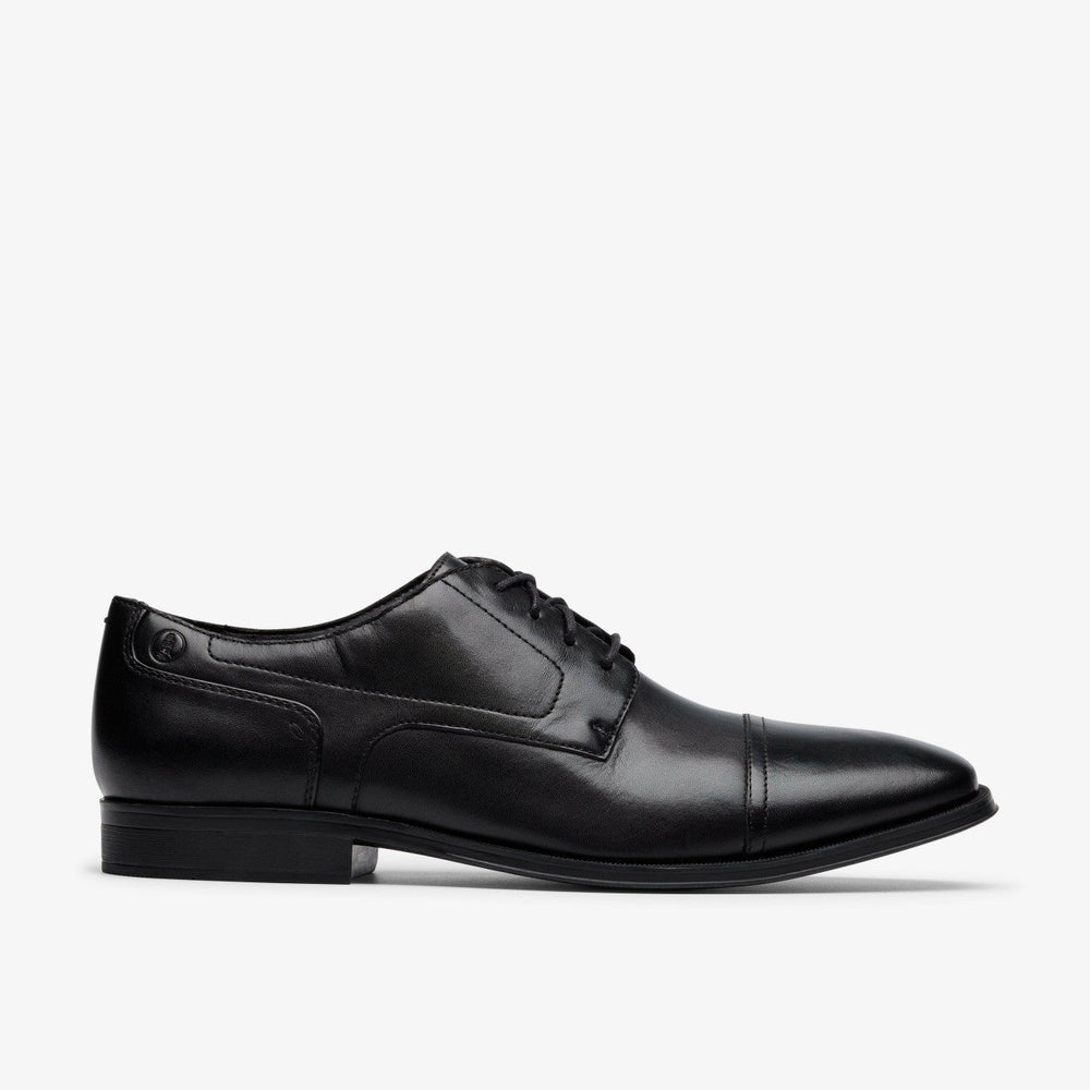 Paulton Cap Black Leather