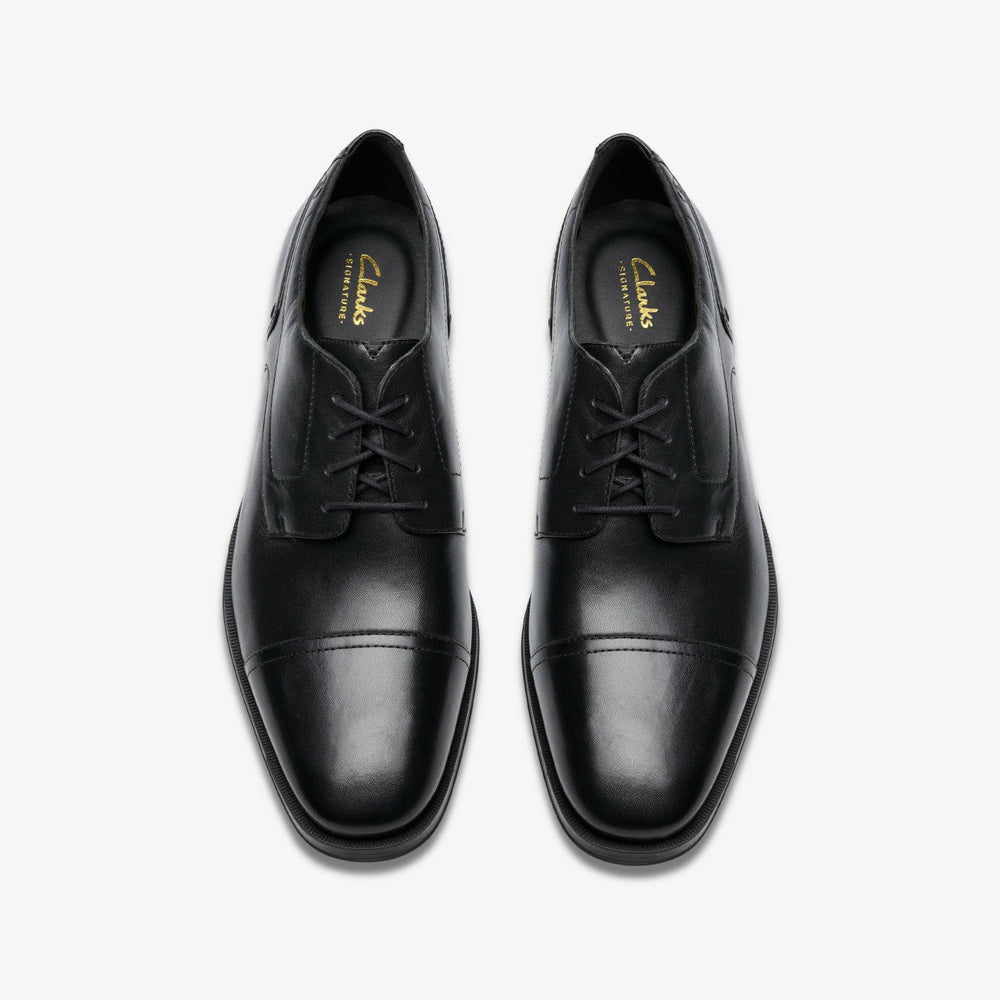 Paulton Cap Black Leather