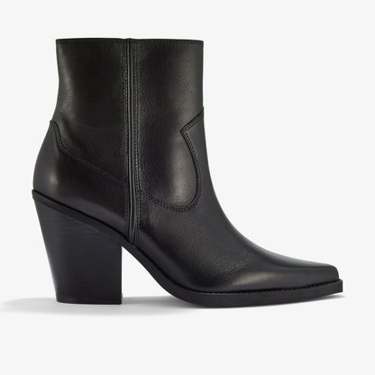 Kheda West Black Leather