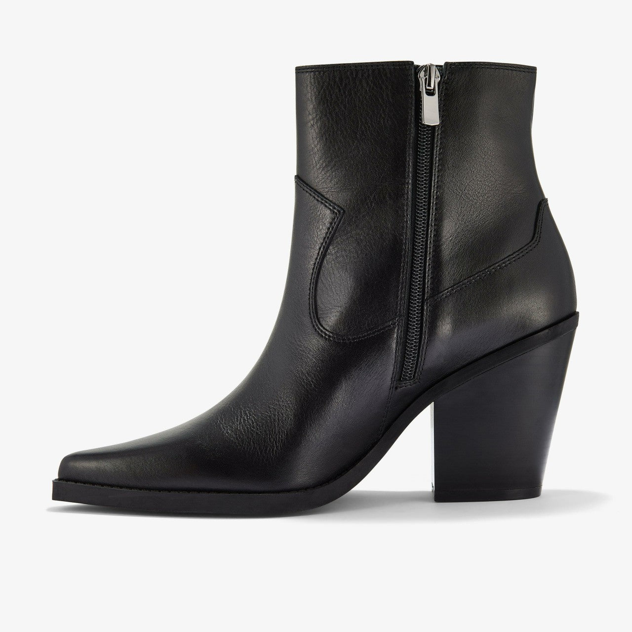 Kheda West Black Leather