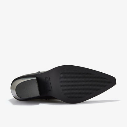 Kheda West Black Leather