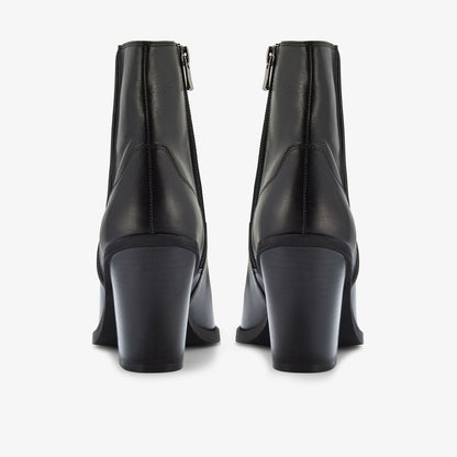 Kheda West Black Leather