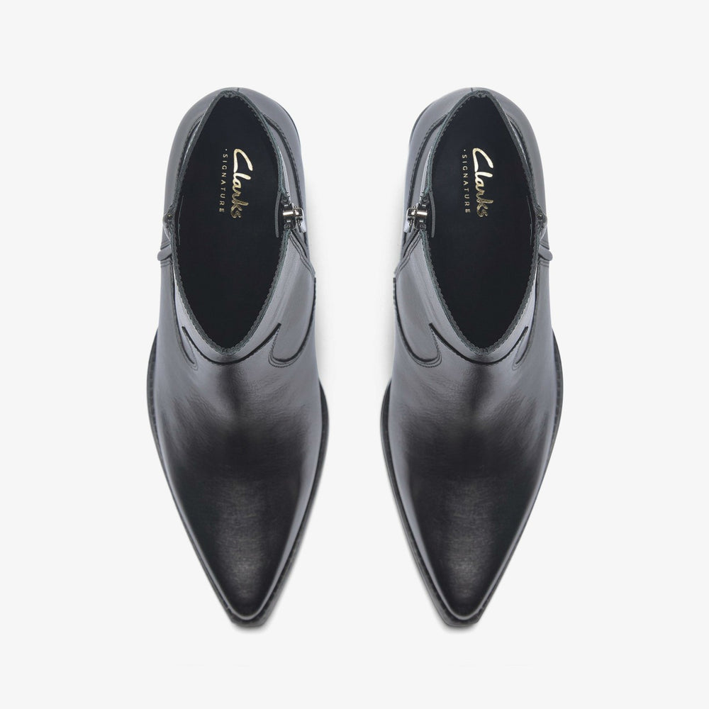 Kheda West Black Leather