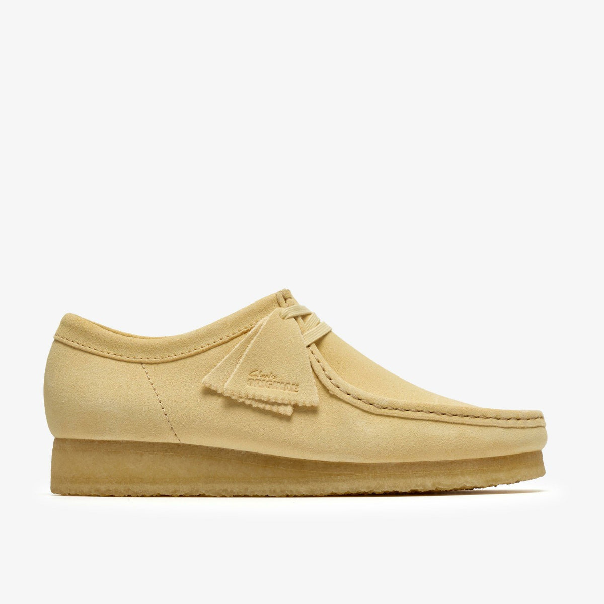 Wallabee Pale Yellow Suede