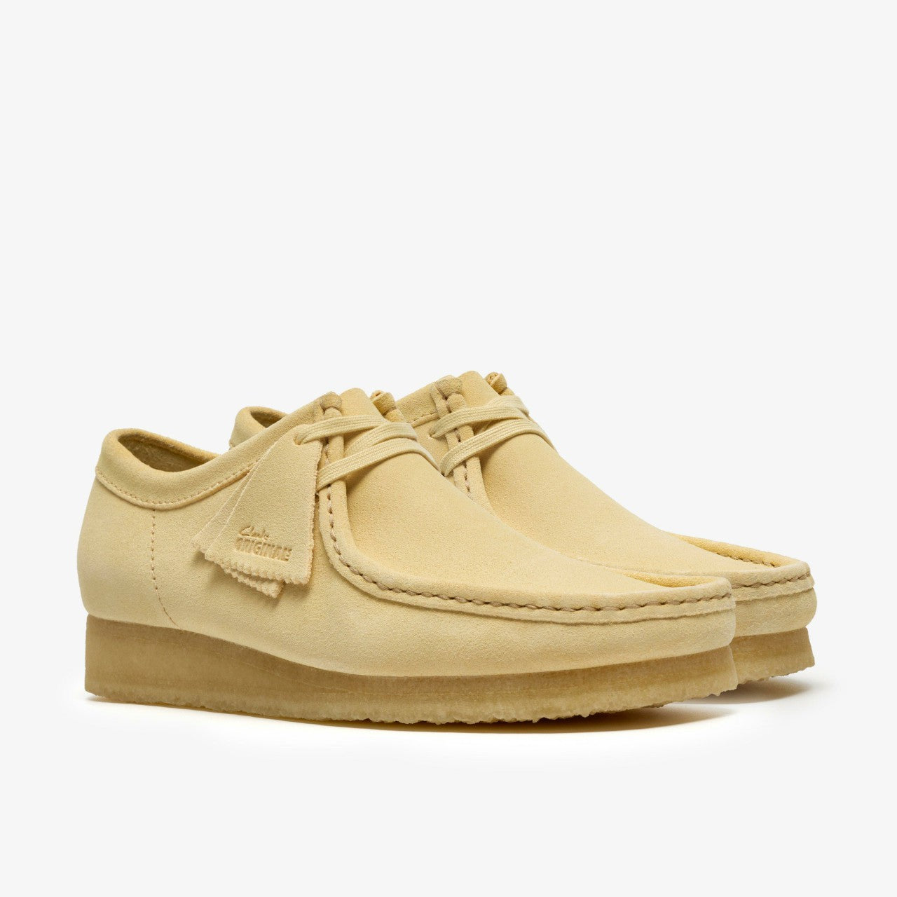 Wallabee Pale Yellow Suede