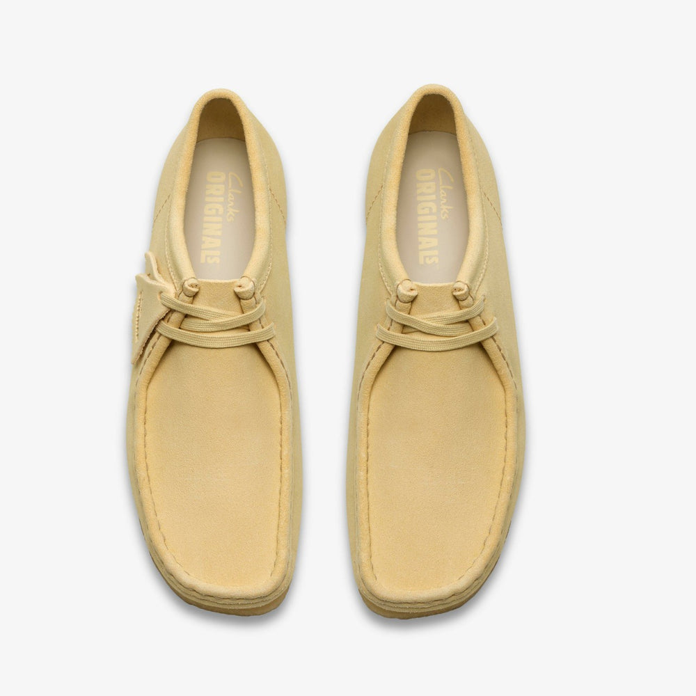 Wallabee Pale Yellow Suede