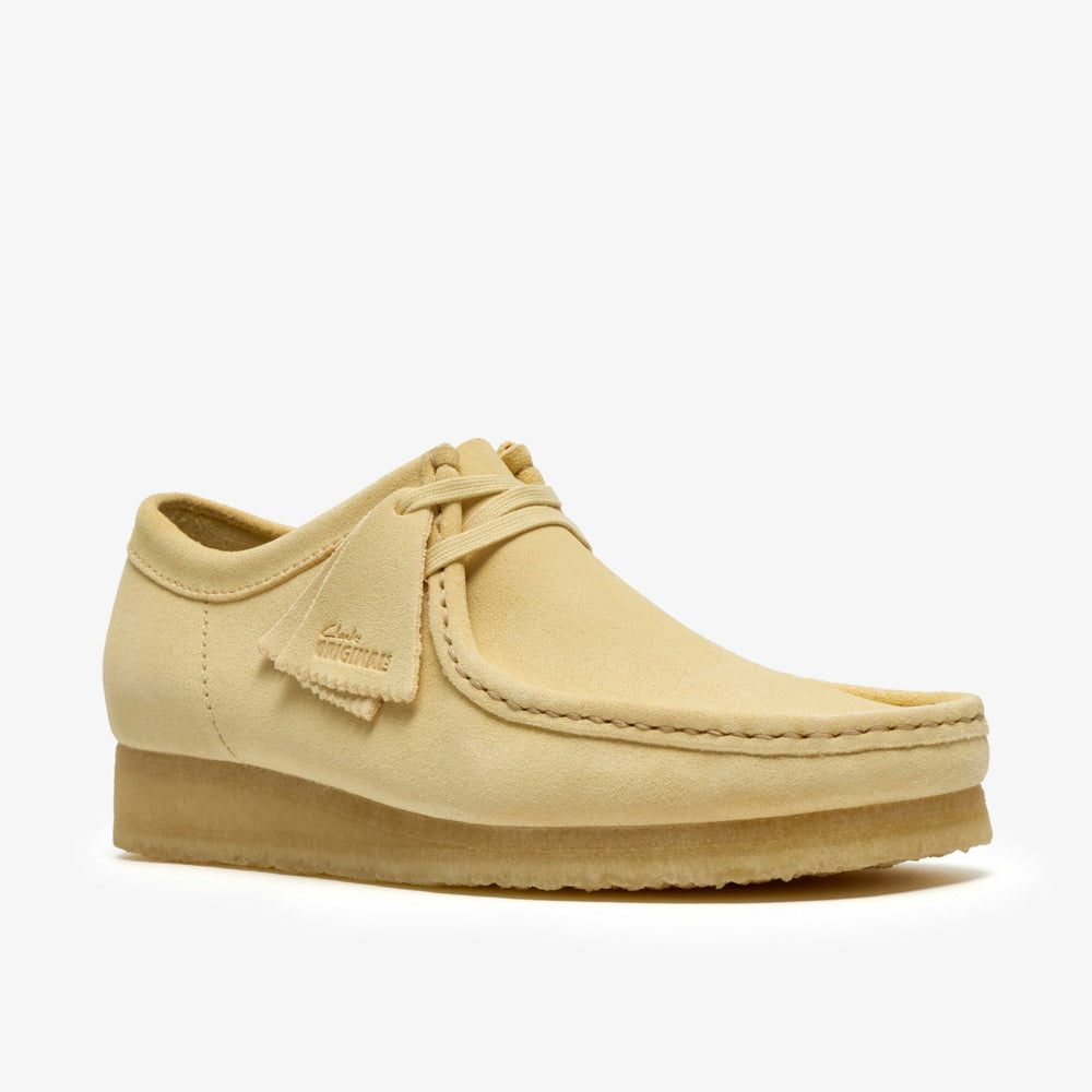 Wallabee Pale Yellow Suede