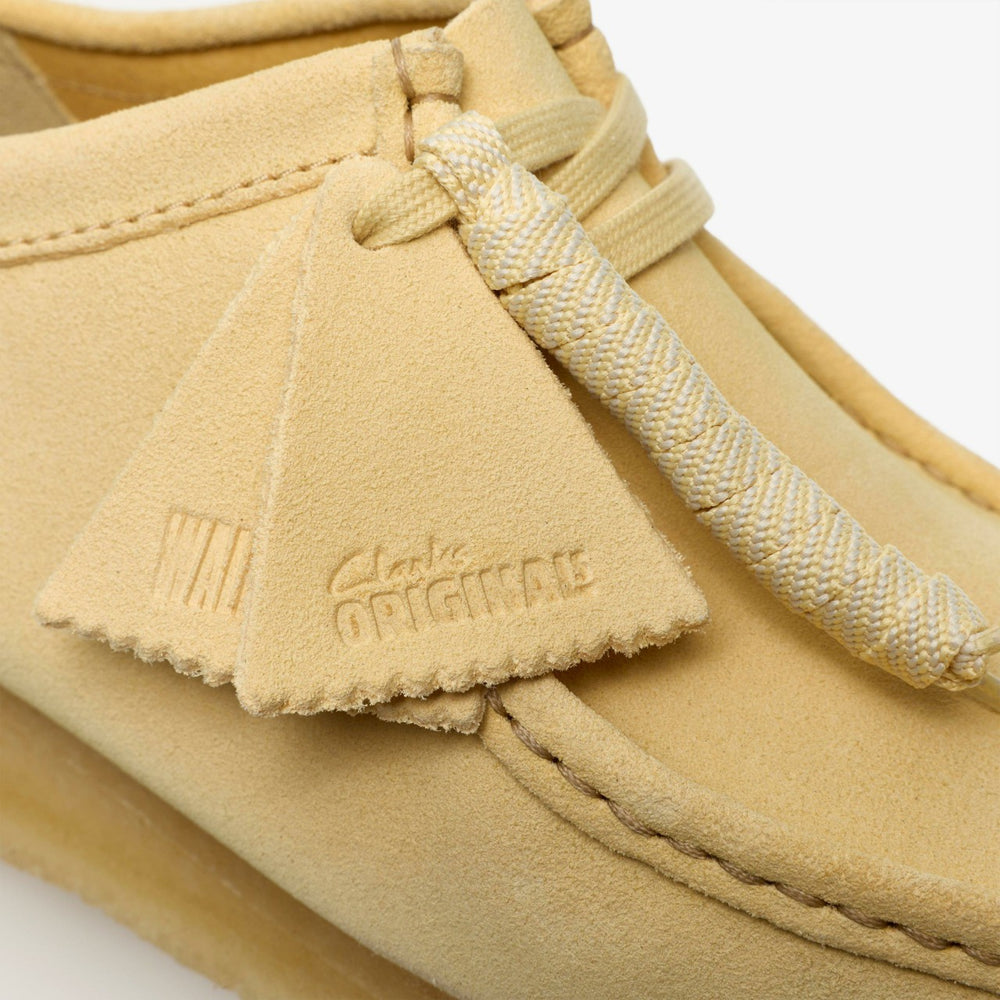 Wallabee Pale Yellow Suede