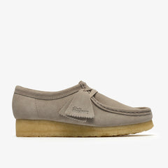 Wallabee Pale Grey Suede