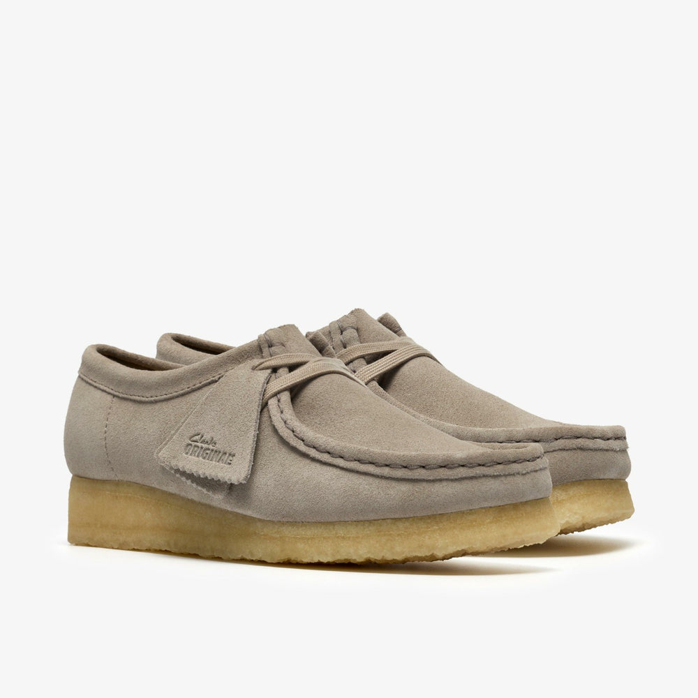 Wallabee Pale Grey Suede