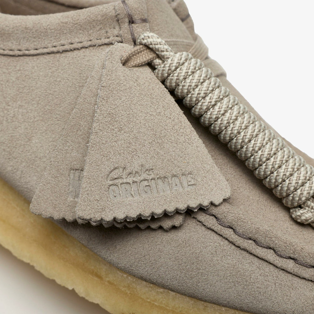 Wallabee Pale Grey Suede
