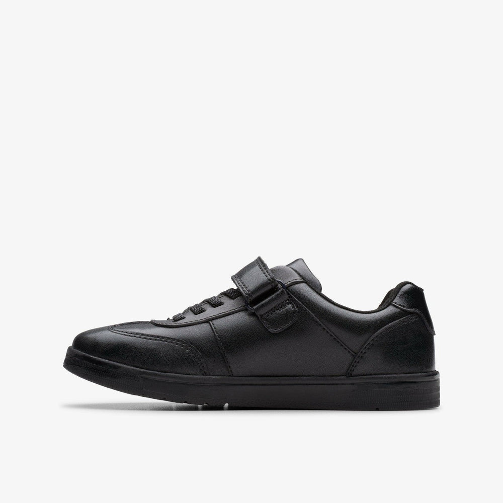 Disco Pace Kid Black Leather