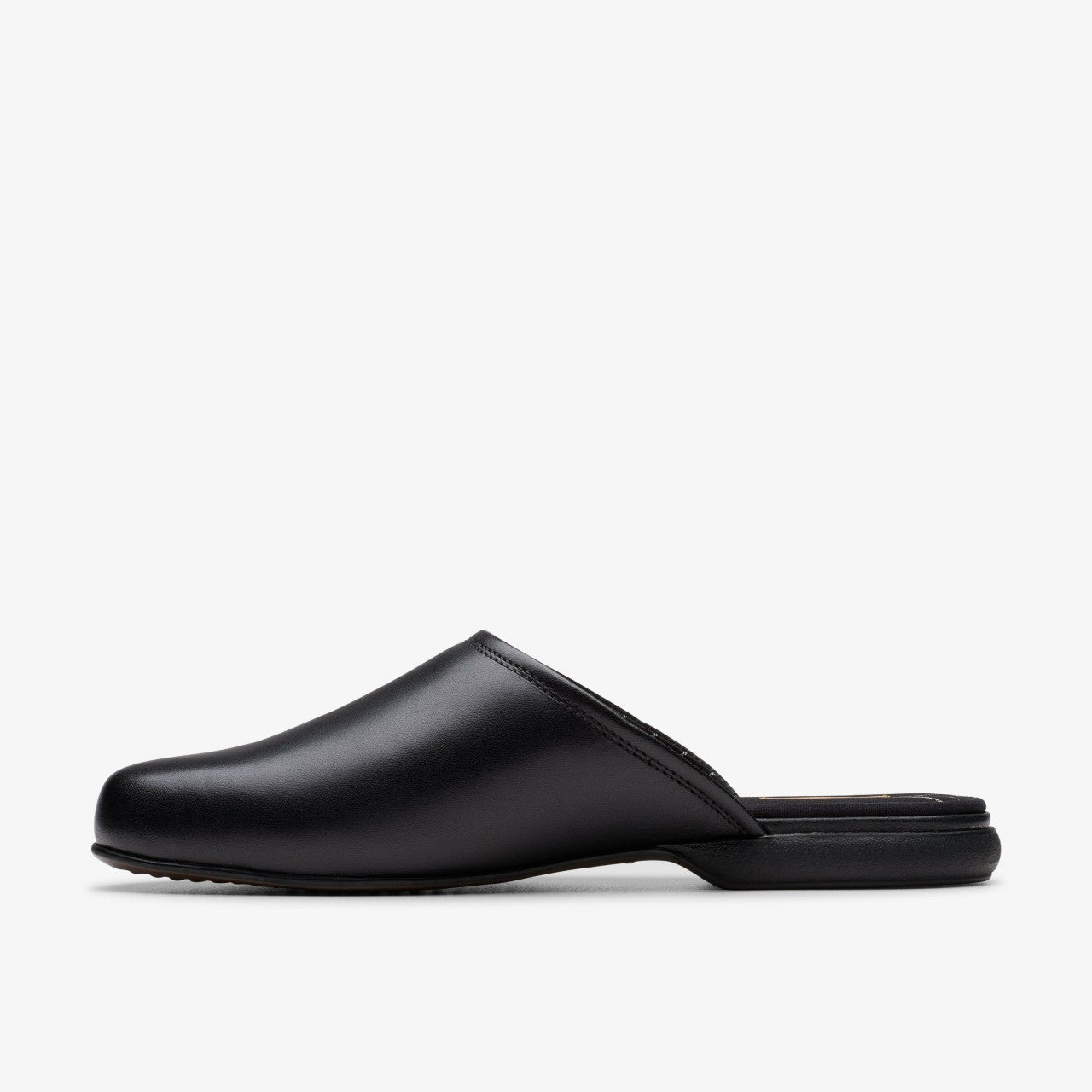 Harston Mule Black Leather