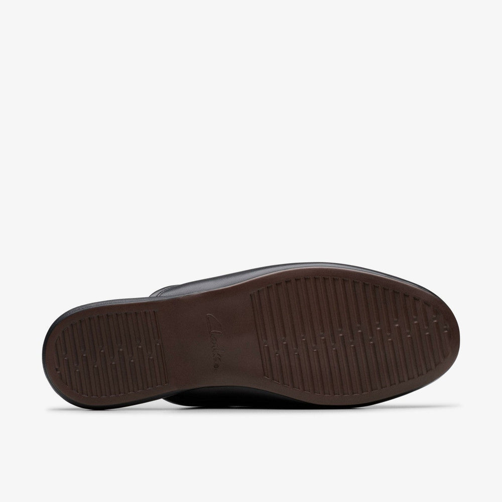 Harston Mule Black Leather