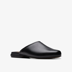 Harston Mule Black Leather