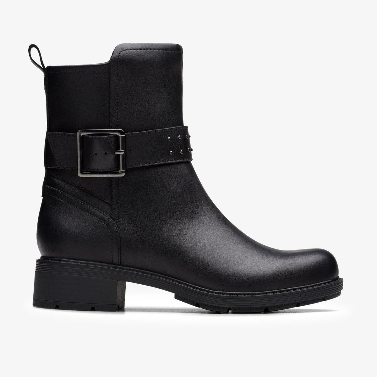Hearth Buckle Black Leather
