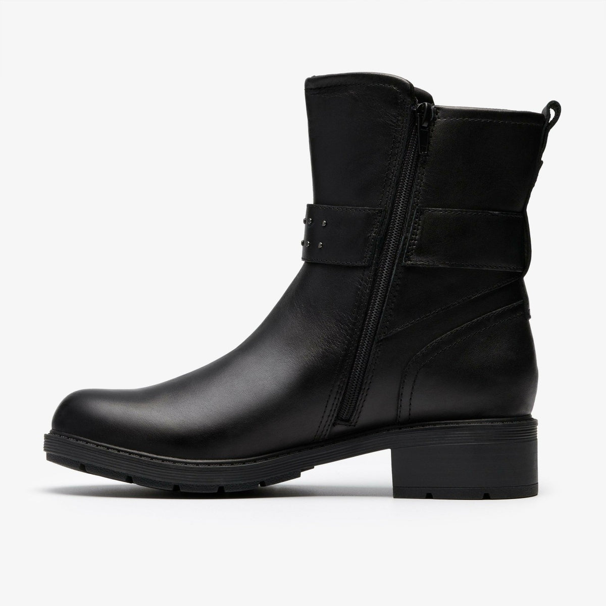 Hearth Buckle Black Leather