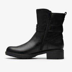 Hearth Buckle Black Leather
