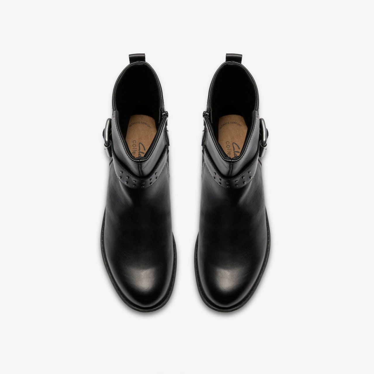 Hearth Buckle Black Leather