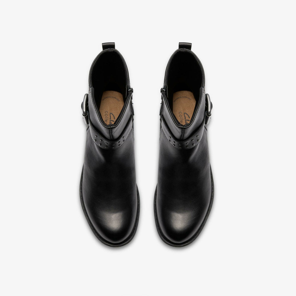 Hearth Buckle Black Leather