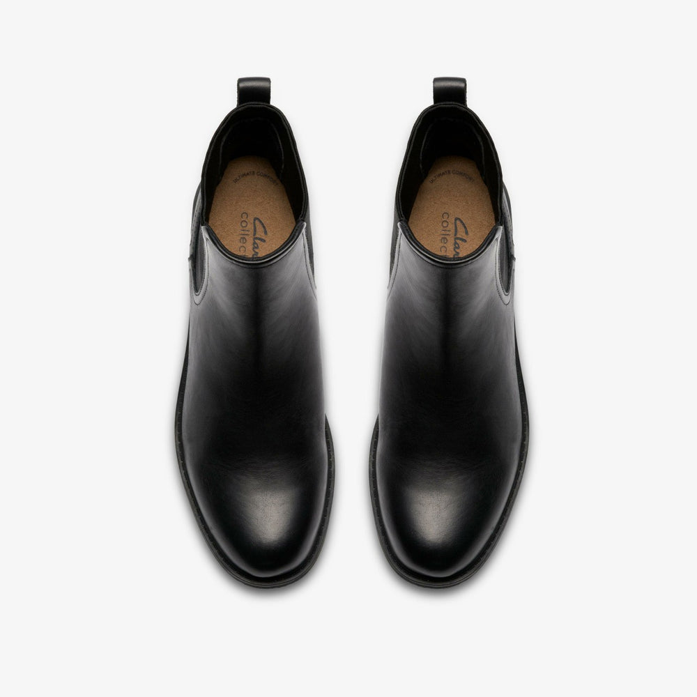 Hearth Top Black Leather