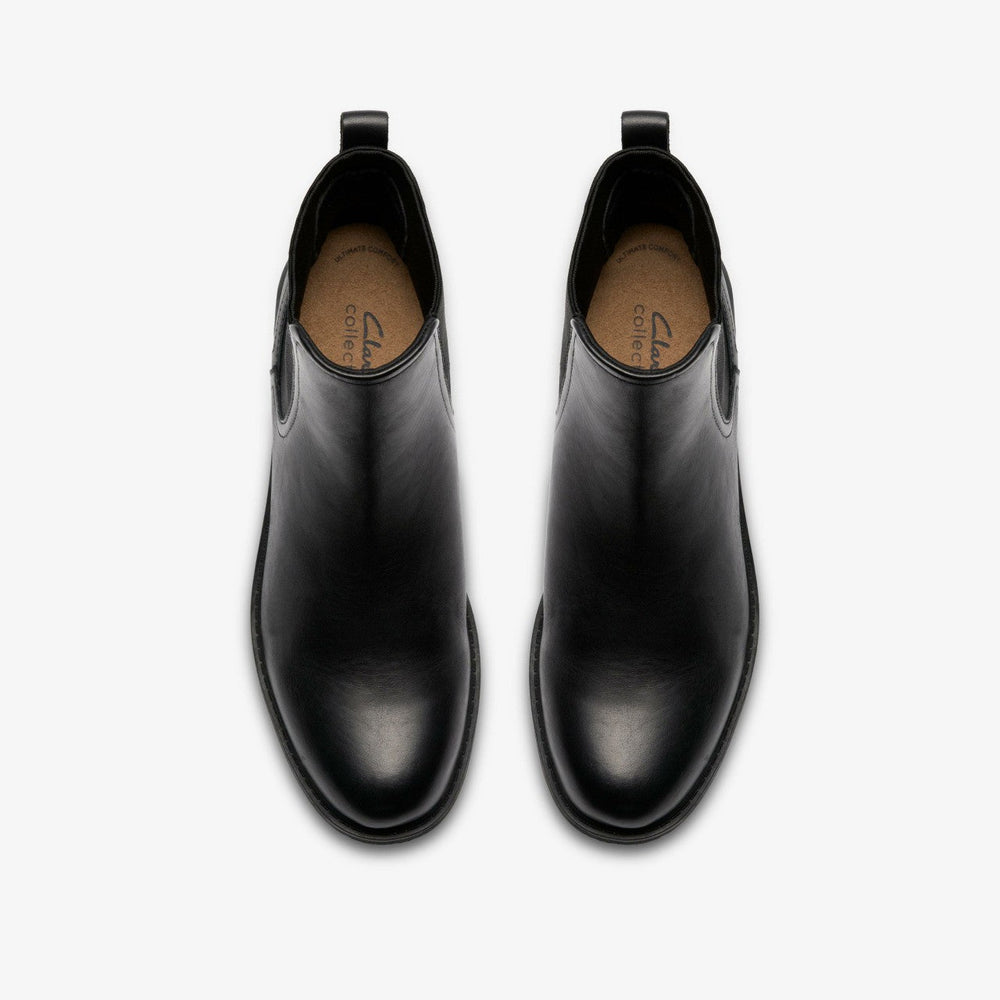 Hearth Top Black Leather
