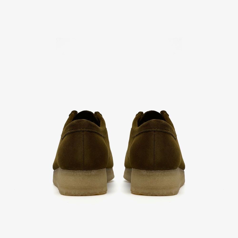 Wallabee Olive Suede