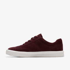 Makea Court Burgundy Suede