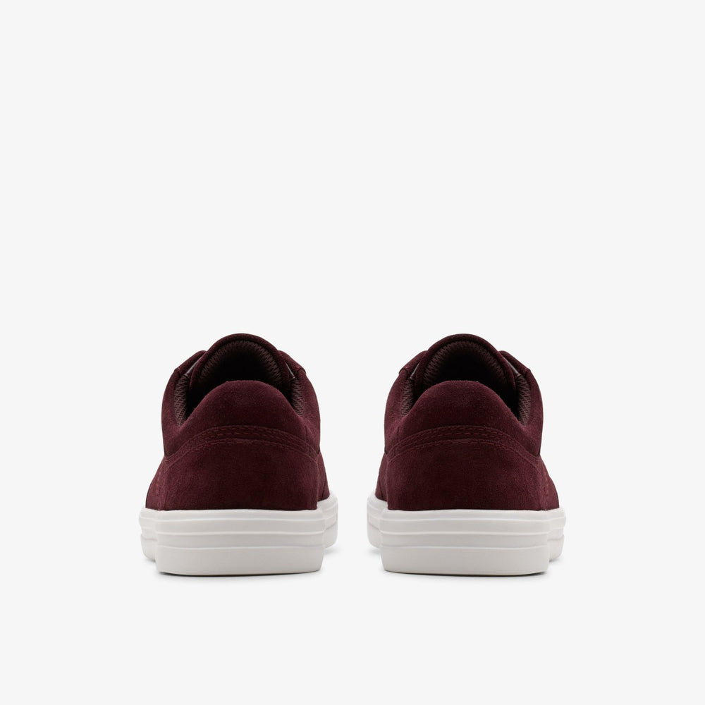 Makea Court Burgundy Suede