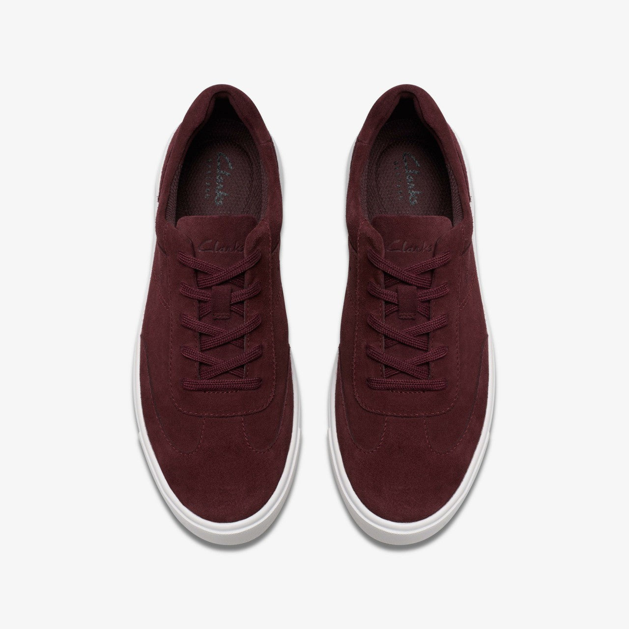 Makea Court Burgundy Suede