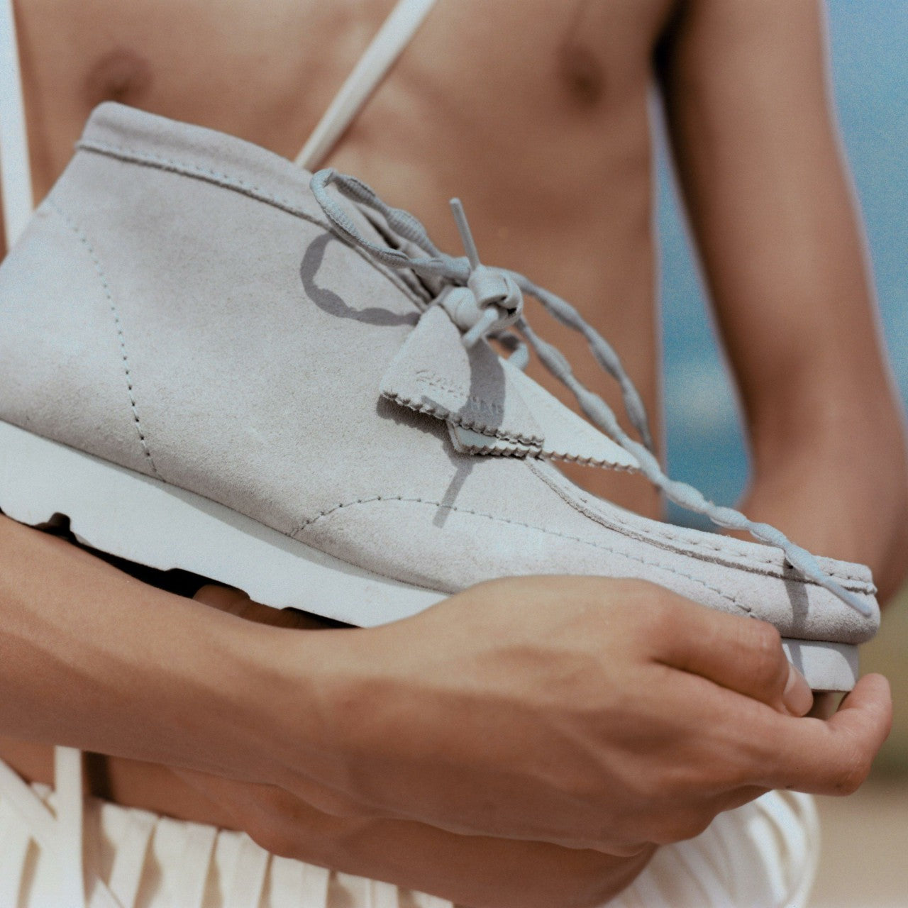 Wallabee Boot PAF Grey/Blue