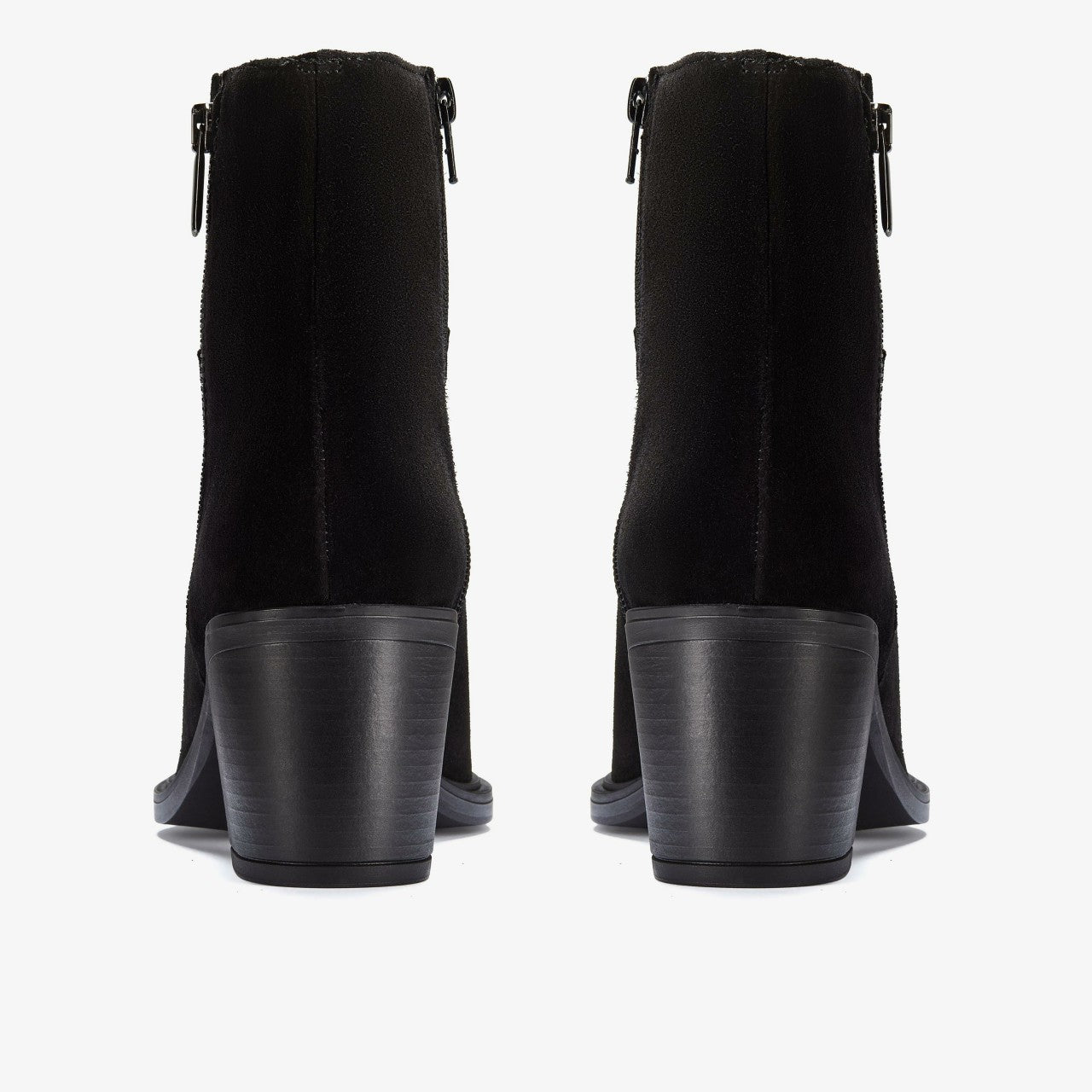 Jesse Zip Black Suede