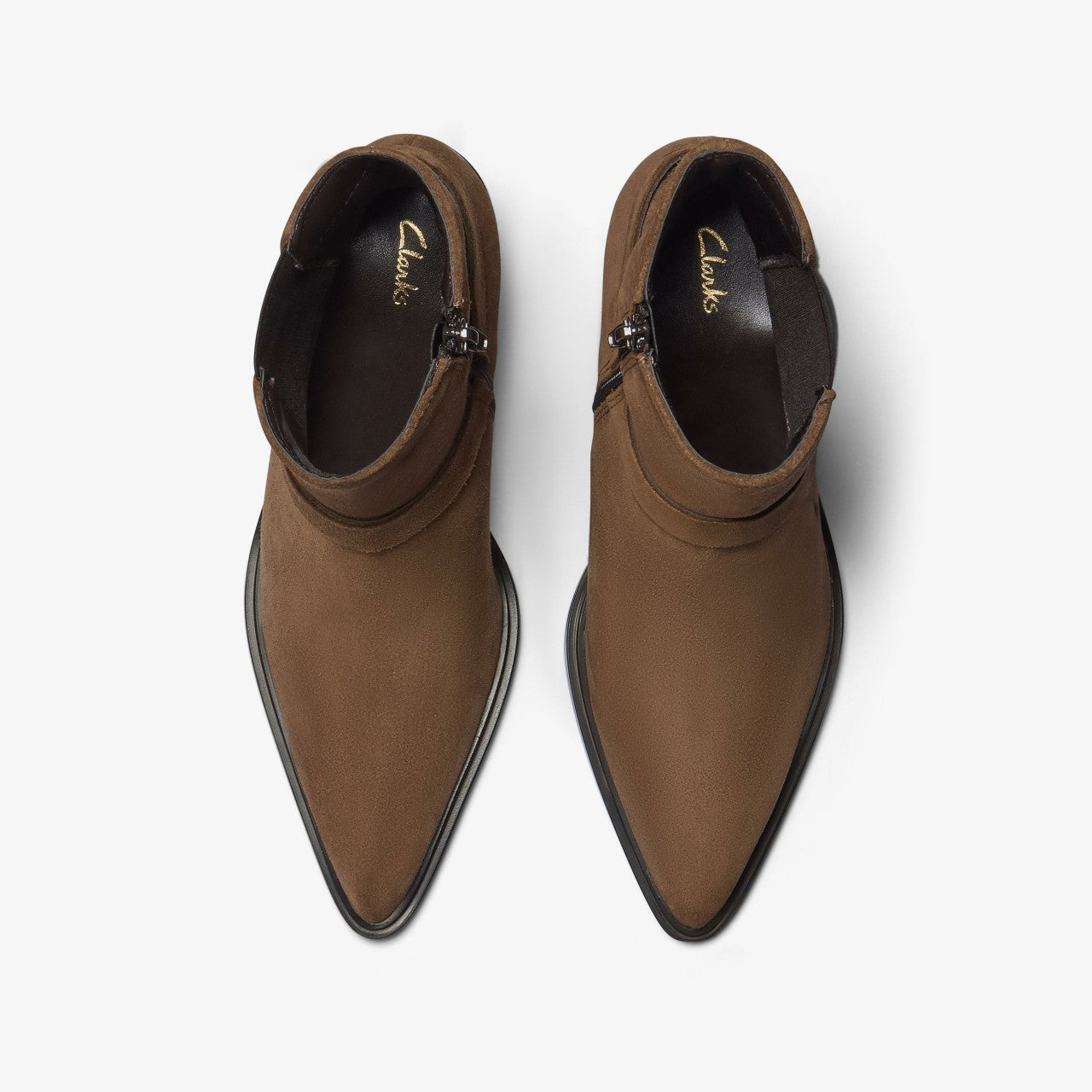 Jesse Buckle Dark Tan Suede