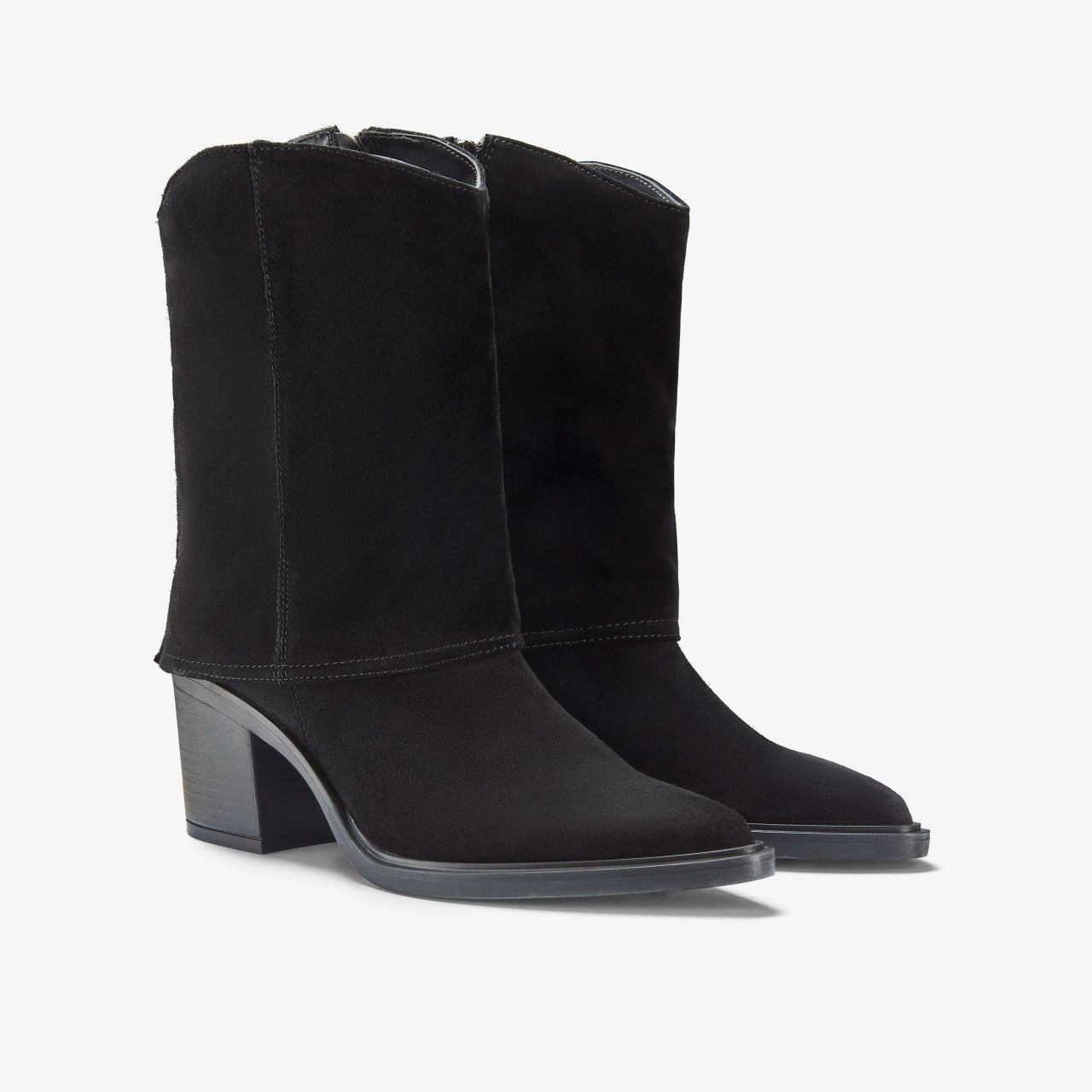 Jesse Mid Black Suede