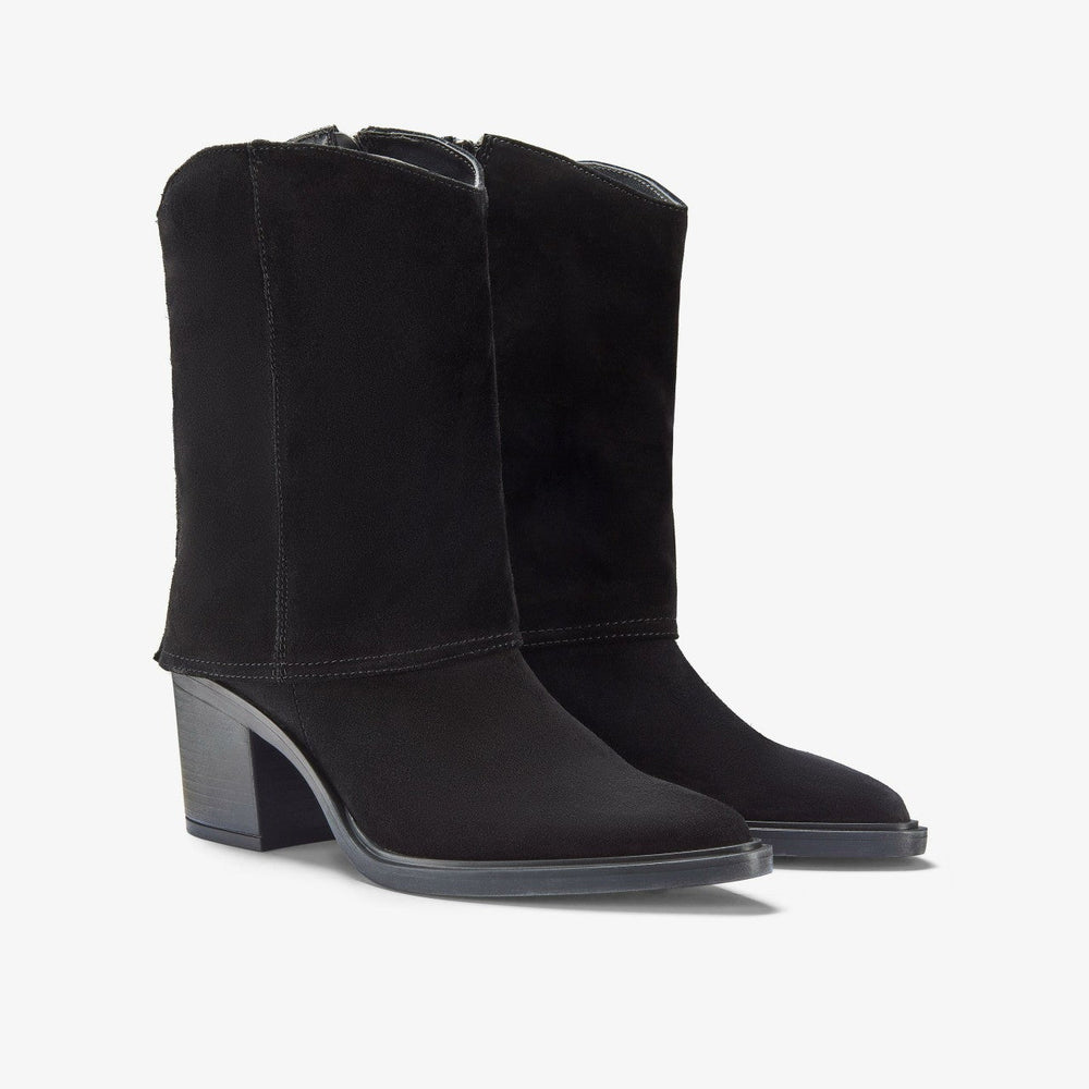 Jesse Mid Black Suede