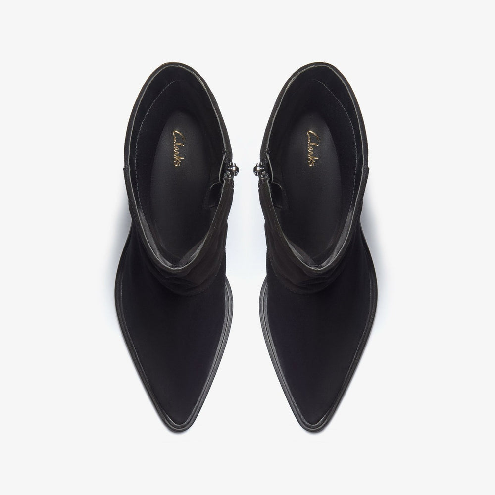 Jesse Mid Black Suede