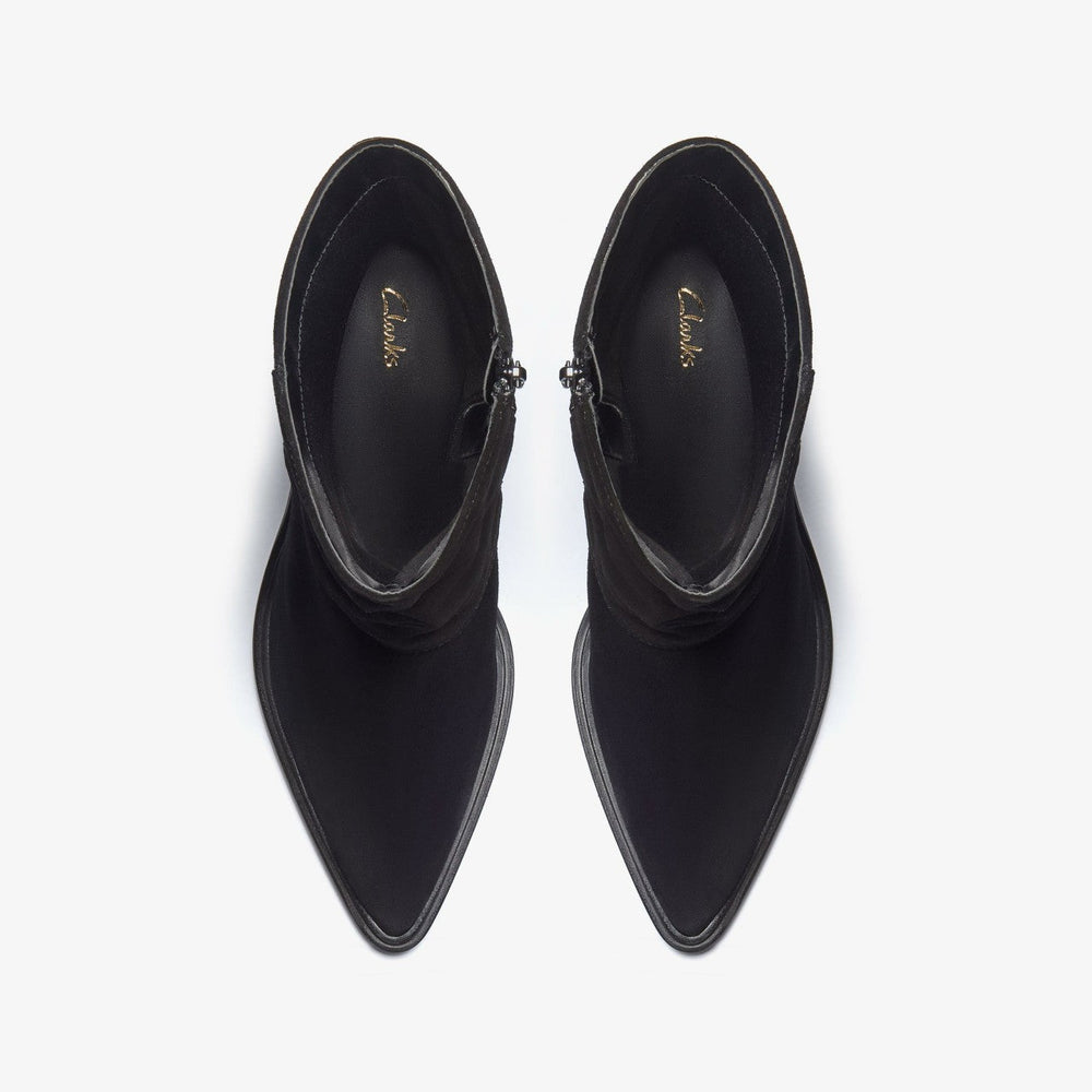 Jesse Mid Black Suede
