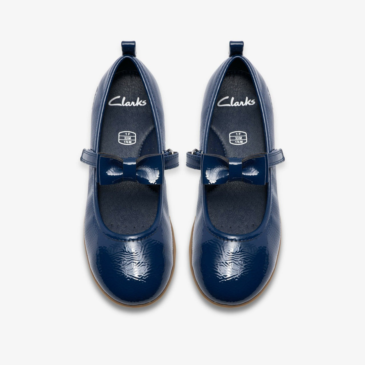 Charm Bow Kid Navy Patent