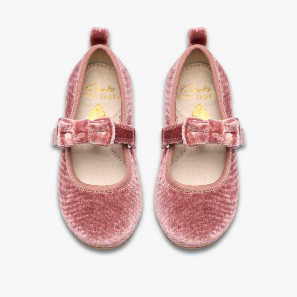 Charm Bow Toddler Dusty Pink